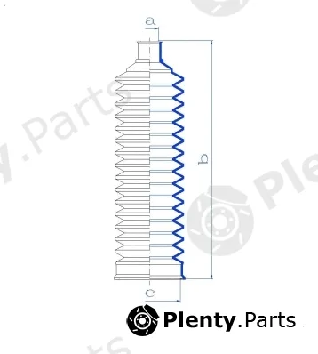 Spidan 84154 — Bellow, steering