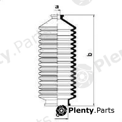 Spidan 83965 — Bellow, steering