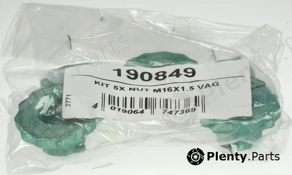 Spidan 190849 — Axle Nut, drive shaft