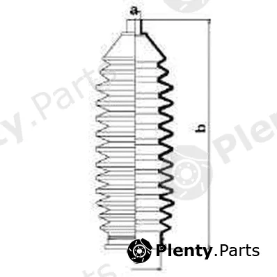 Spidan 83961 — Bellow, steering