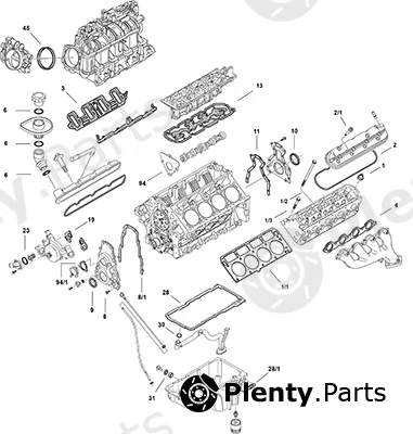Elring LSGenIVL76 — Full Gasket Kit, engine