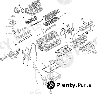 Elring LSGenIVLH6 — Full Gasket Kit, engine