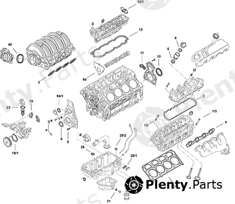 Elring LSGenVL83 — Full Gasket Kit, engine
