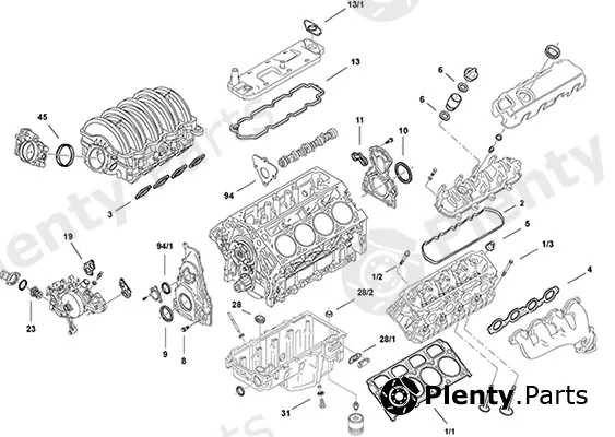 Elring LSGenVL87 — Full Gasket Kit, engine