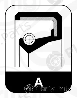 Elring 541.030 — Shaft Seal, crankshaft