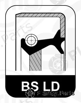 Elring 323.772 — Shaft Seal, crankshaft