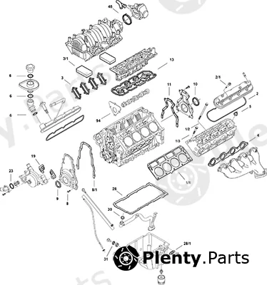 Elring LSGenIVLH8 — Full Gasket Kit, engine