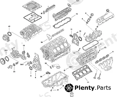 Elring LSGenVLT4 — Full Gasket Kit, engine