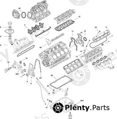 Elring LSGenIVL94 — Full Gasket Kit, engine