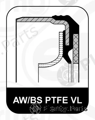 Elring 143.360 — Shaft Seal, crankshaft