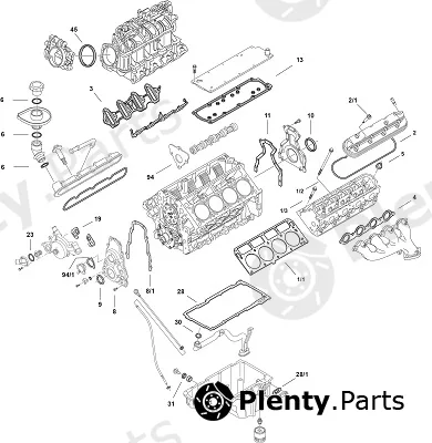 Elring LSGenIVL20 — Full Gasket Kit, engine
