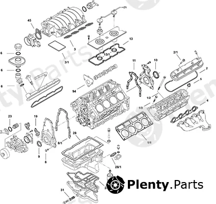 Elring LSGenIIILS1 — Full Gasket Kit, engine