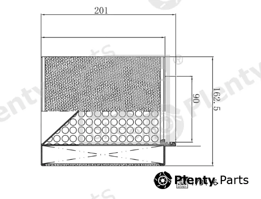 febi bilstein 173116 — Air Filter