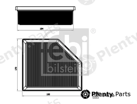 febi bilstein 184238 — Air Filter
