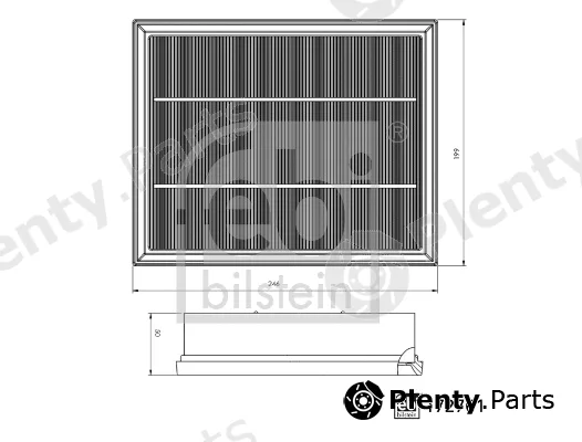 febi bilstein 172761 — Air Filter