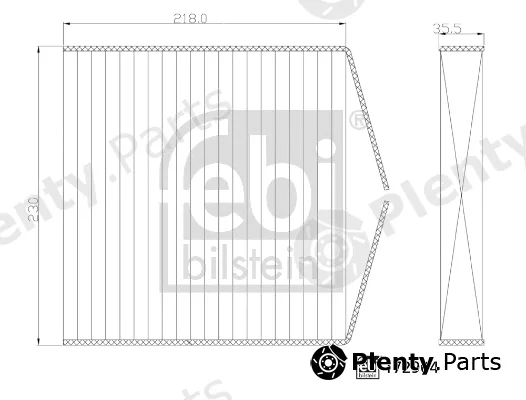 febi bilstein 172904 — Filter, cabin air