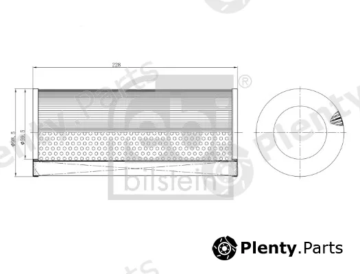 febi bilstein 186038 — Oil Filter