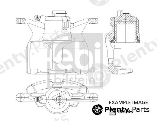 febi bilstein 182343 — Brake Caliper