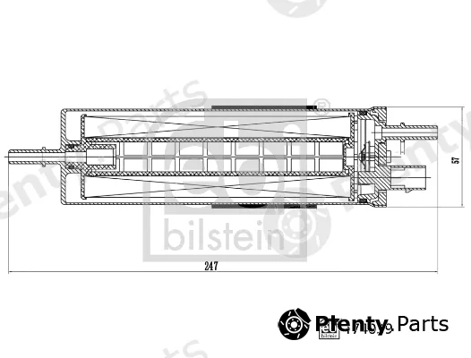 febi bilstein 174039 — Fuel Filter