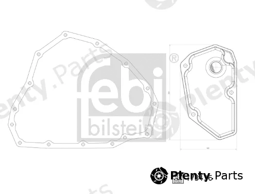 febi bilstein 173136 — Hydraulic Filter Kit, automatic transmission
