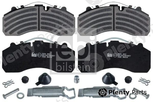 febi bilstein 16666 — Brake Pad Set, disc brake