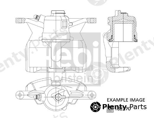 febi bilstein 182270 — Brake Caliper
