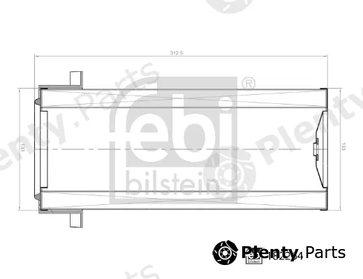 febi bilstein 182264 — Air Filter