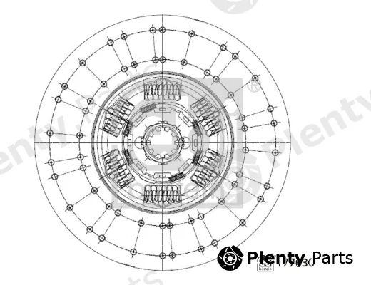 febi bilstein 177630 — Clutch Disc