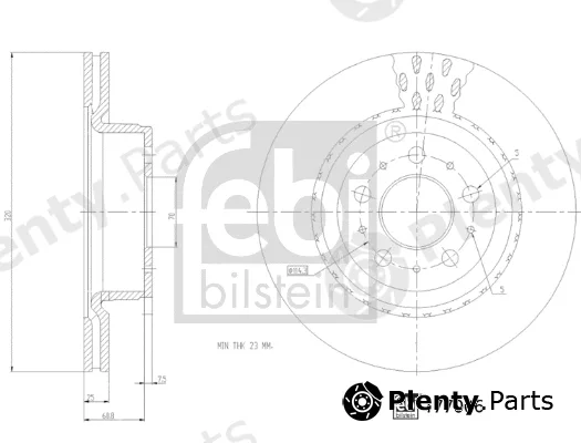 febi bilstein 177006 — Brake Disc