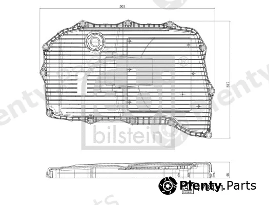 febi bilstein 178421 — Hydraulic Filter, automatic transmission febi Plus