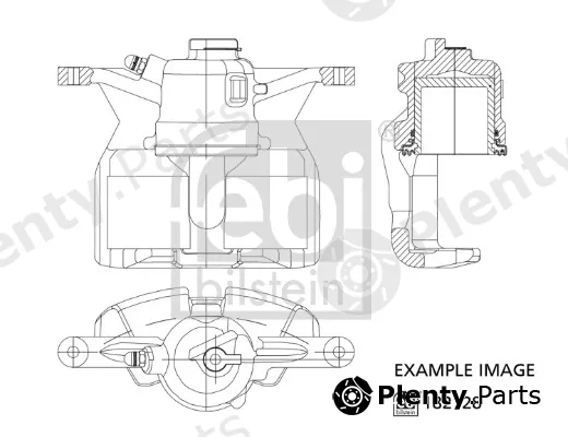 febi bilstein 182128 — Brake Caliper