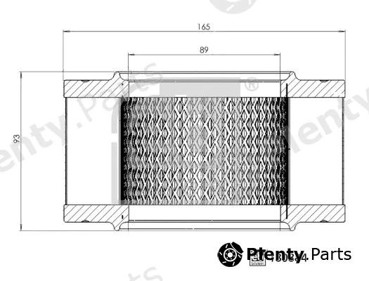 febi bilstein 180884 — Air Filter
