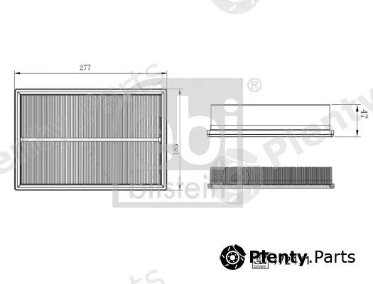 febi bilstein 172471 — Air Filter
