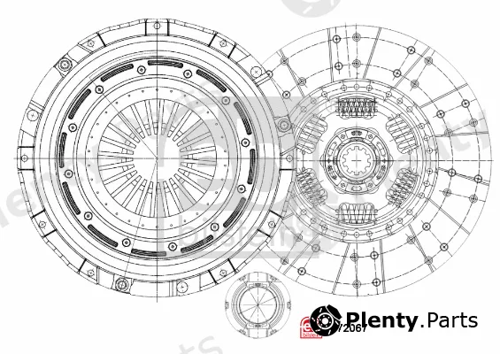 febi bilstein 172067 — Clutch Kit