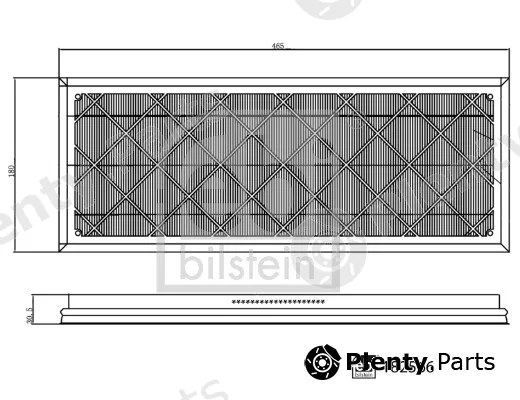 febi bilstein 182566 — Filter Set, cabin air