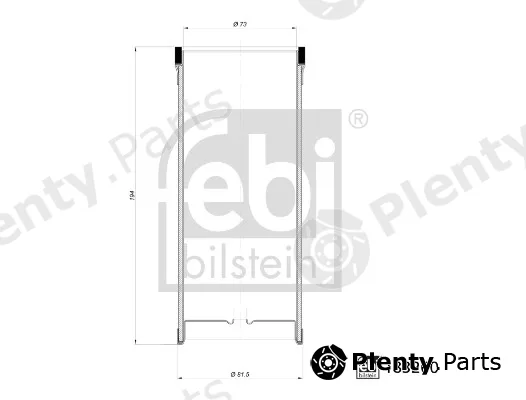 febi bilstein 183260 — Air Filter