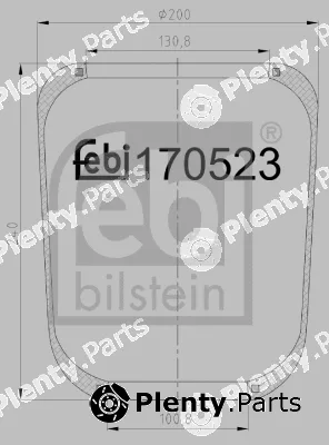 febi bilstein 170523 — Bellow, air suspension