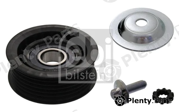 febi bilstein 100091 — Deflection/Guide Pulley, V-ribbed belt
