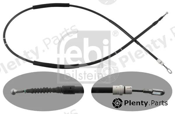febi bilstein 100563 — Cable Pull, parking brake