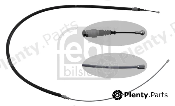 febi bilstein 49624 — Cable Pull, parking brake