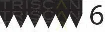 Triscan 8640601768 — V-Ribbed Belt