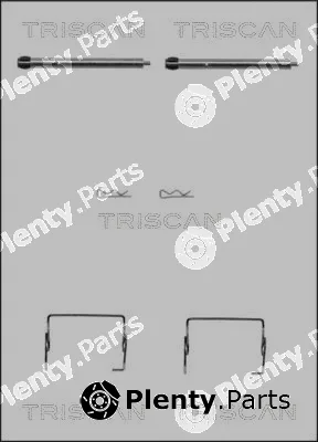 Triscan 8105251595 — Accessory Kit, disc brake pad