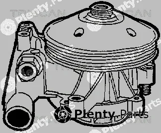 Triscan 860025002 — Water Pump, engine cooling