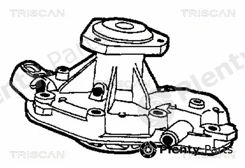 Triscan 860025008 — Water Pump, engine cooling