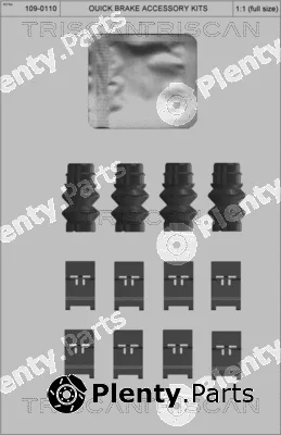 Triscan 8105231626 — Accessory Kit, disc brake pad