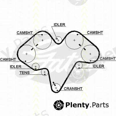 Triscan 86455475 — Timing Belt