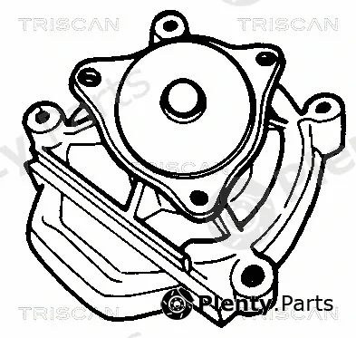 Triscan 860040809 — Water Pump, engine cooling