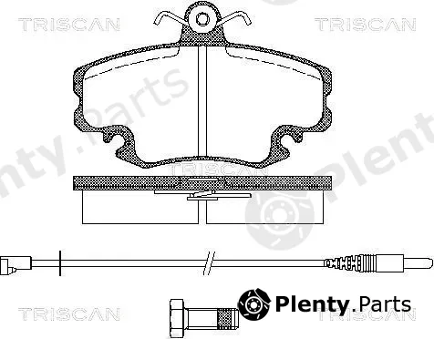 Triscan 811025005 — Brake Pad Set, disc brake