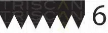 Triscan 8640602040 — V-Ribbed Belt