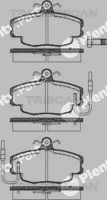 Triscan 811010041 — Brake Pad Set, disc brake